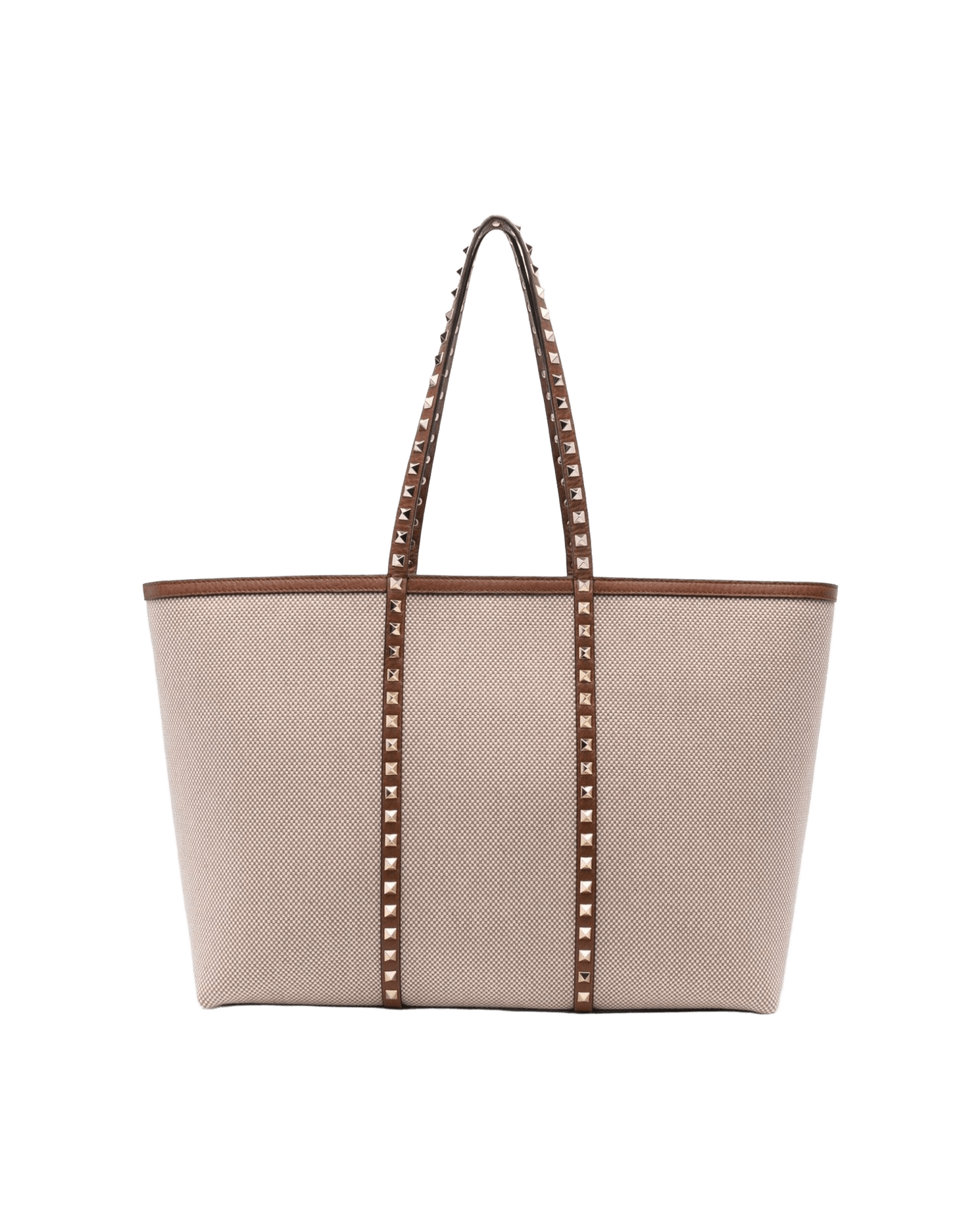 Valentino Canvas Garavani Rockstud Medium Tote Bag Glam Steals