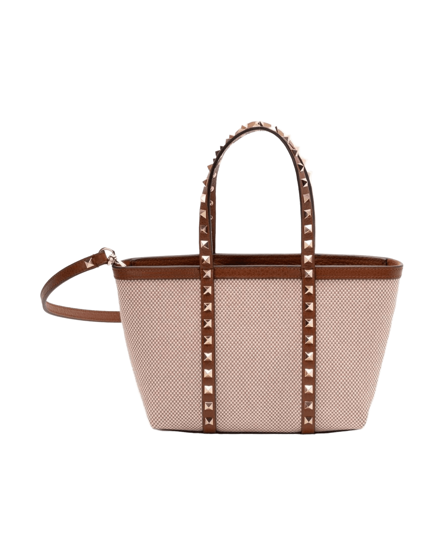 Valentino Canvas Garavani Rockstud Mini Tote Bag Glam Steals
