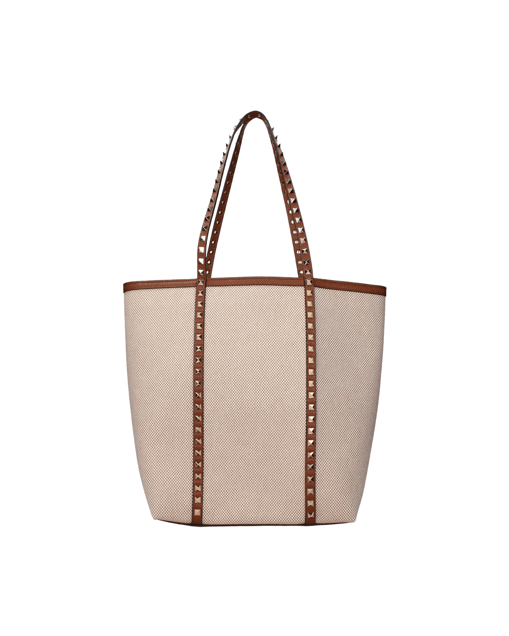Valentino Garavani Beige Fabric Shoulder Bag Glam Steals