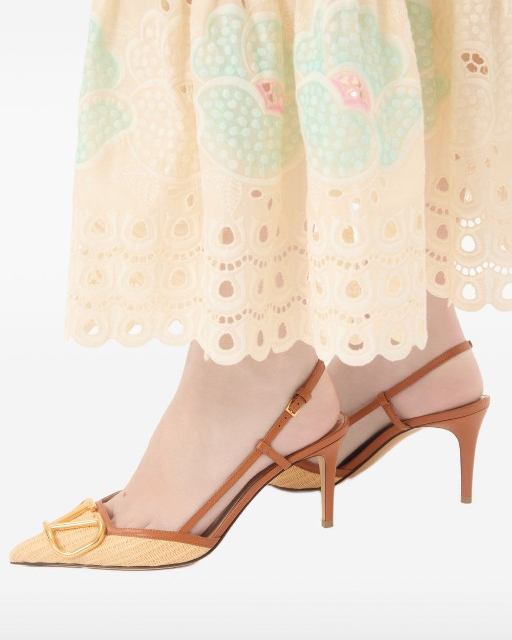 Valentino Garavani Beige Heel Glam Steals