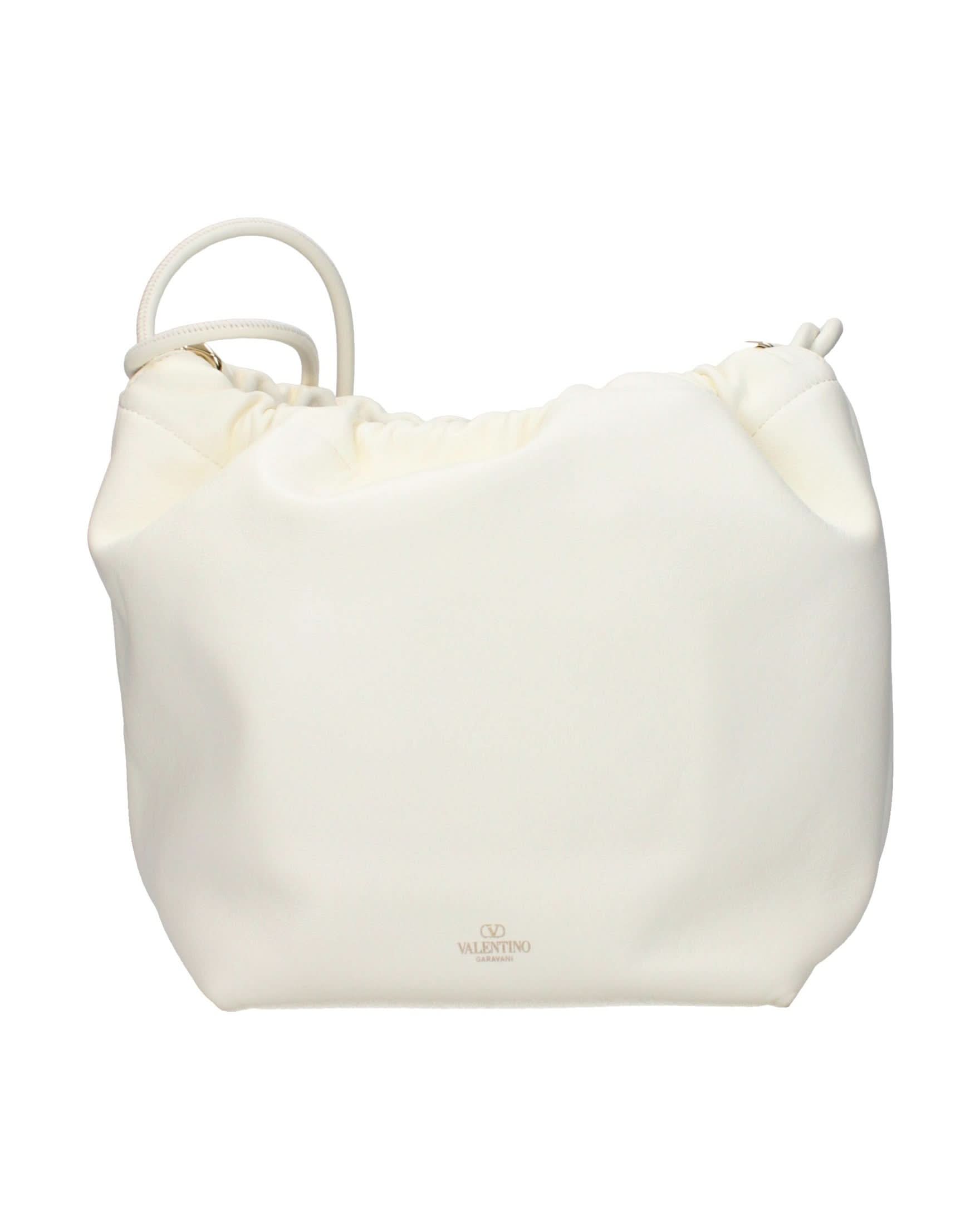 Valentino Garavani Beige Leather Shoulder Bag Shoulder Bags