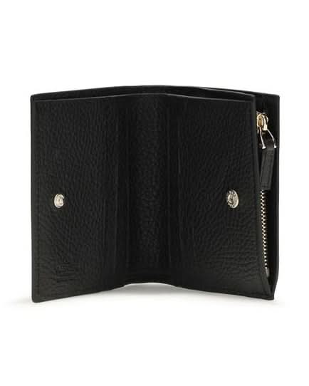 Valentino Garavani Black Lamb Ovis Aries Wallet Wallets