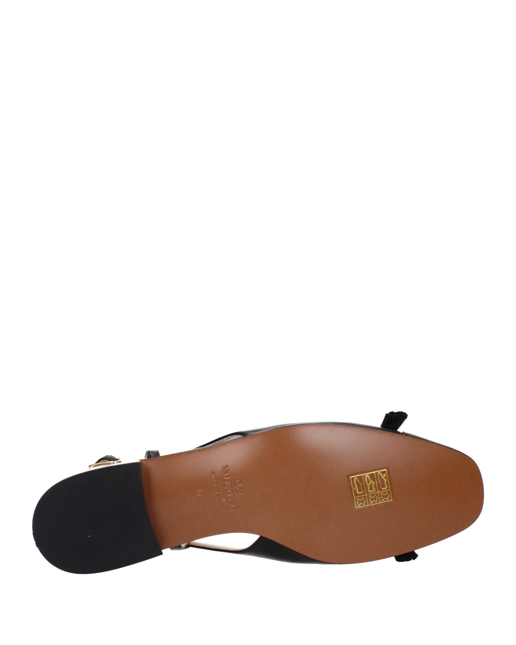 Valentino Garavani Black Leather Ballet Flats Glam Steals