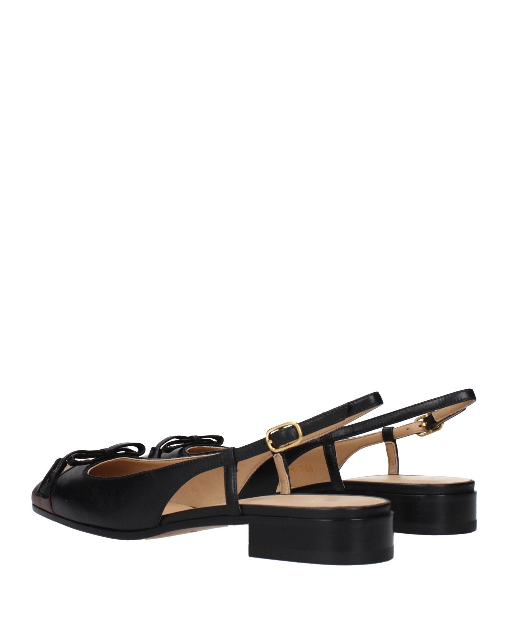 Valentino Garavani Black Leather Ballet Flats Glam Steals