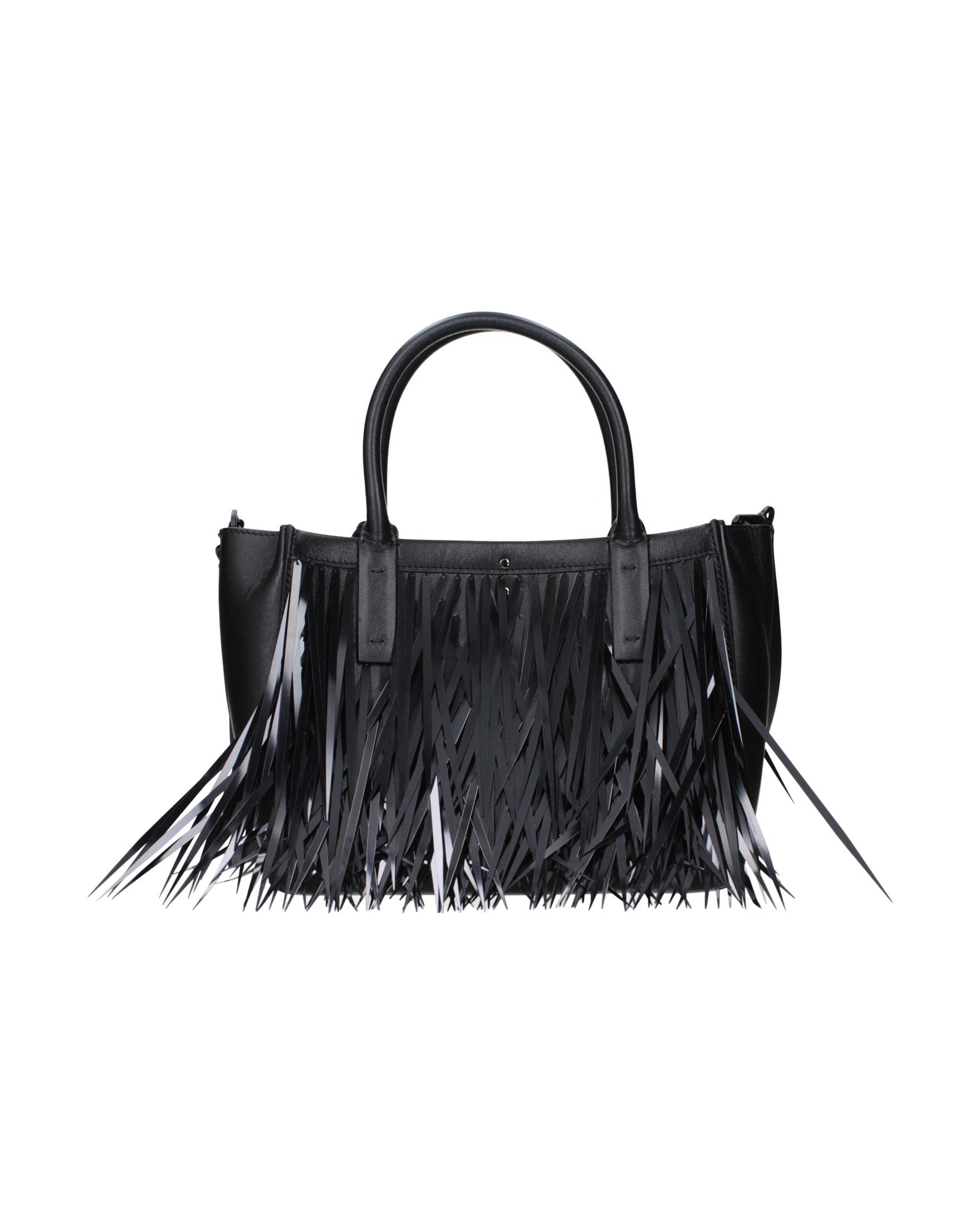 Valentino Garavani Black Leather Handbag Shoulder Bags