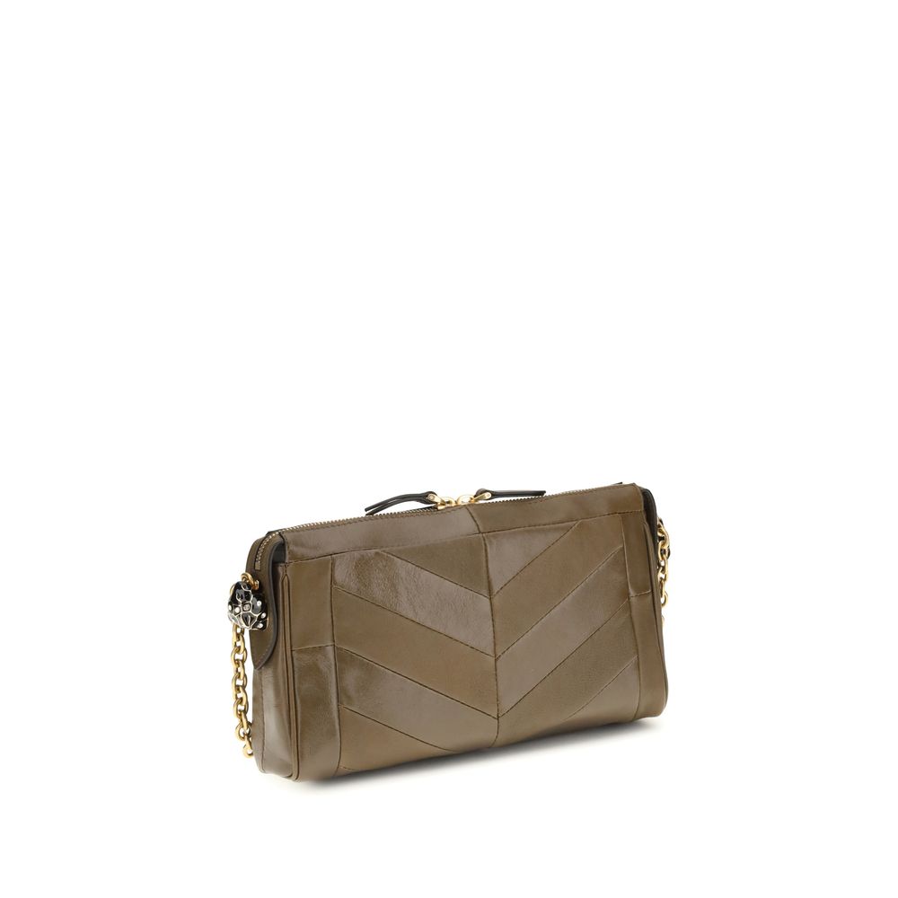 Valentino Garavani Brown Calf Leather Bos Taurus Shoulder Bag Glam Steals