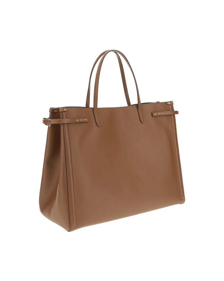 Valentino Garavani Brown Leather Calf Bos Taurus Shoulder Bag Glam Steals