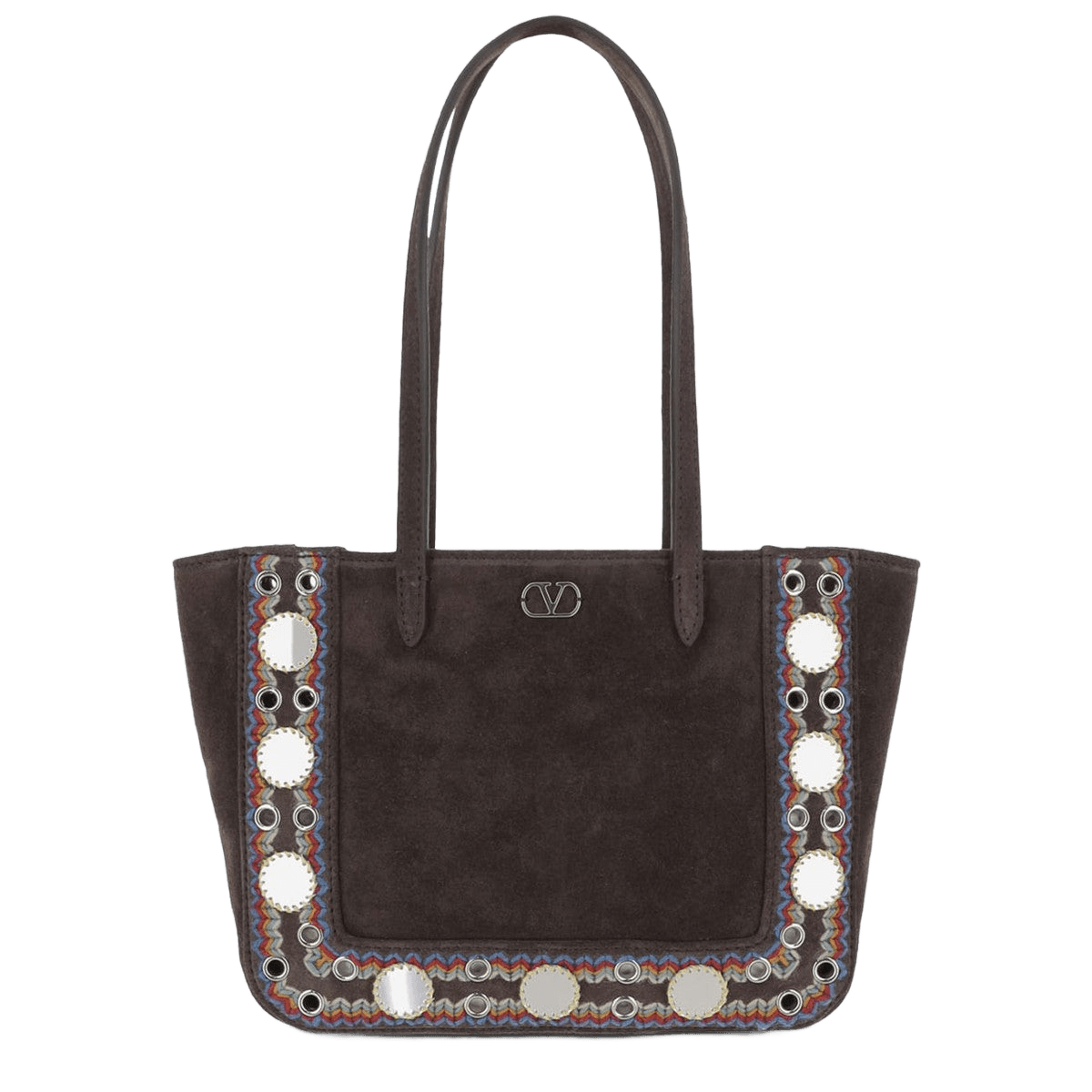 Valentino Garavani Brown Suede Mini Tote Bag Nellcôte in Leather Glam Steals