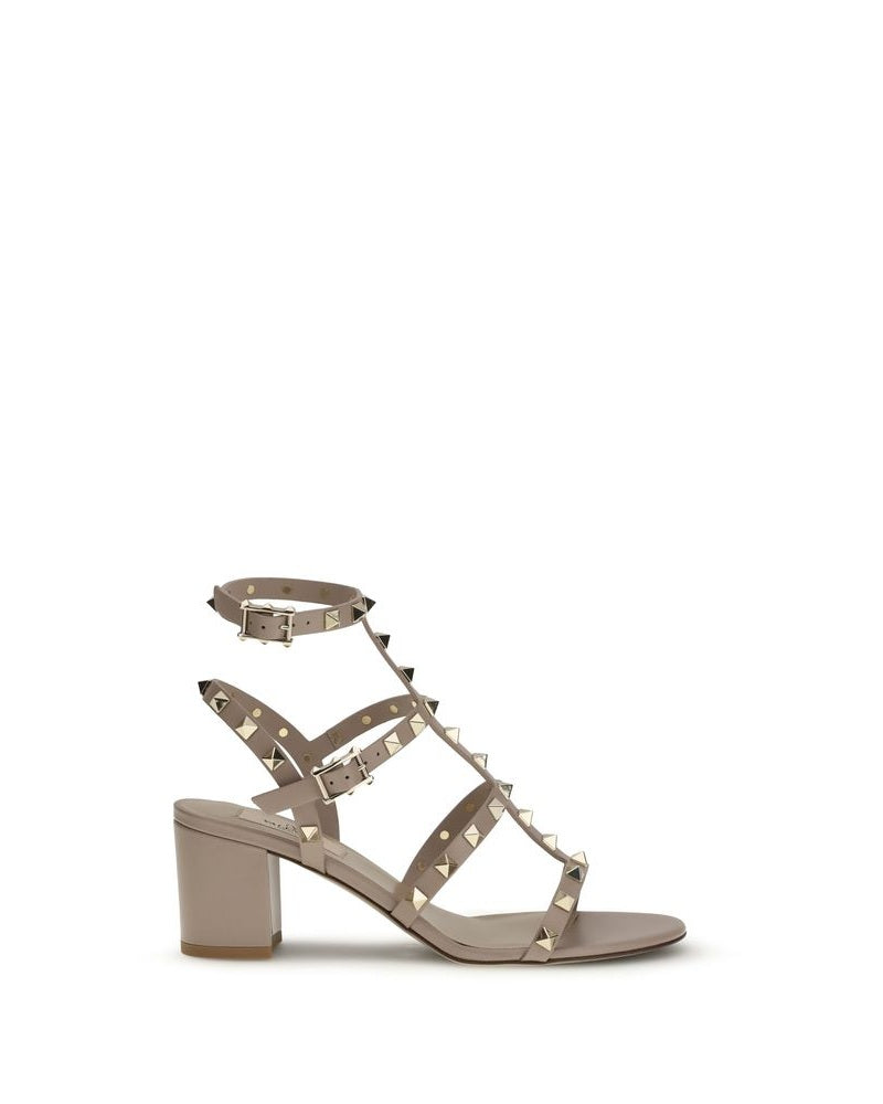 Valentino Garavani Calf Leather Bos Taurus Platform Sandals Heels