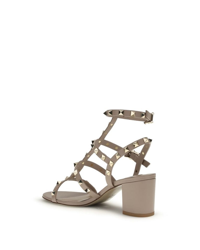 Valentino Garavani Calf Leather Bos Taurus Platform Sandals Heels