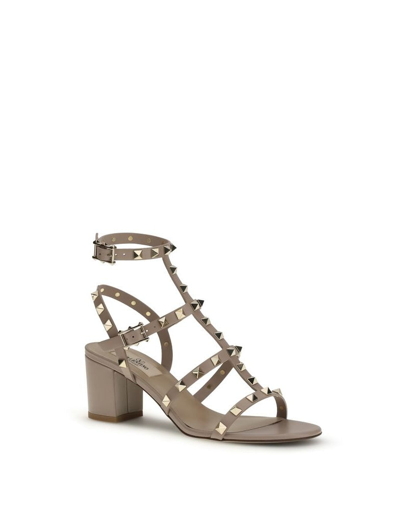 Valentino Garavani Calf Leather Bos Taurus Platform Sandals Heels