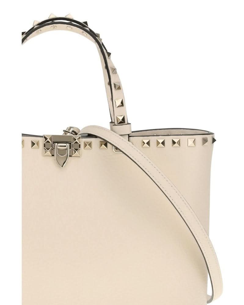 Valentino Garavani Calf Leather Bos Taurus Shoulder Bag Shoulder Bags