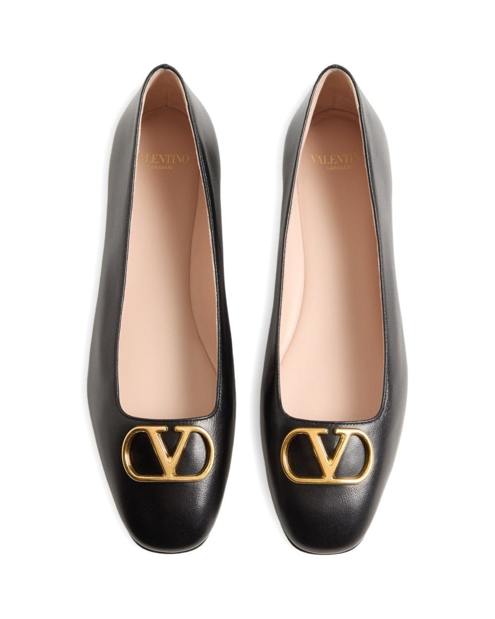 Valentino Garavani VLogo Ballet Flats Glam Steals