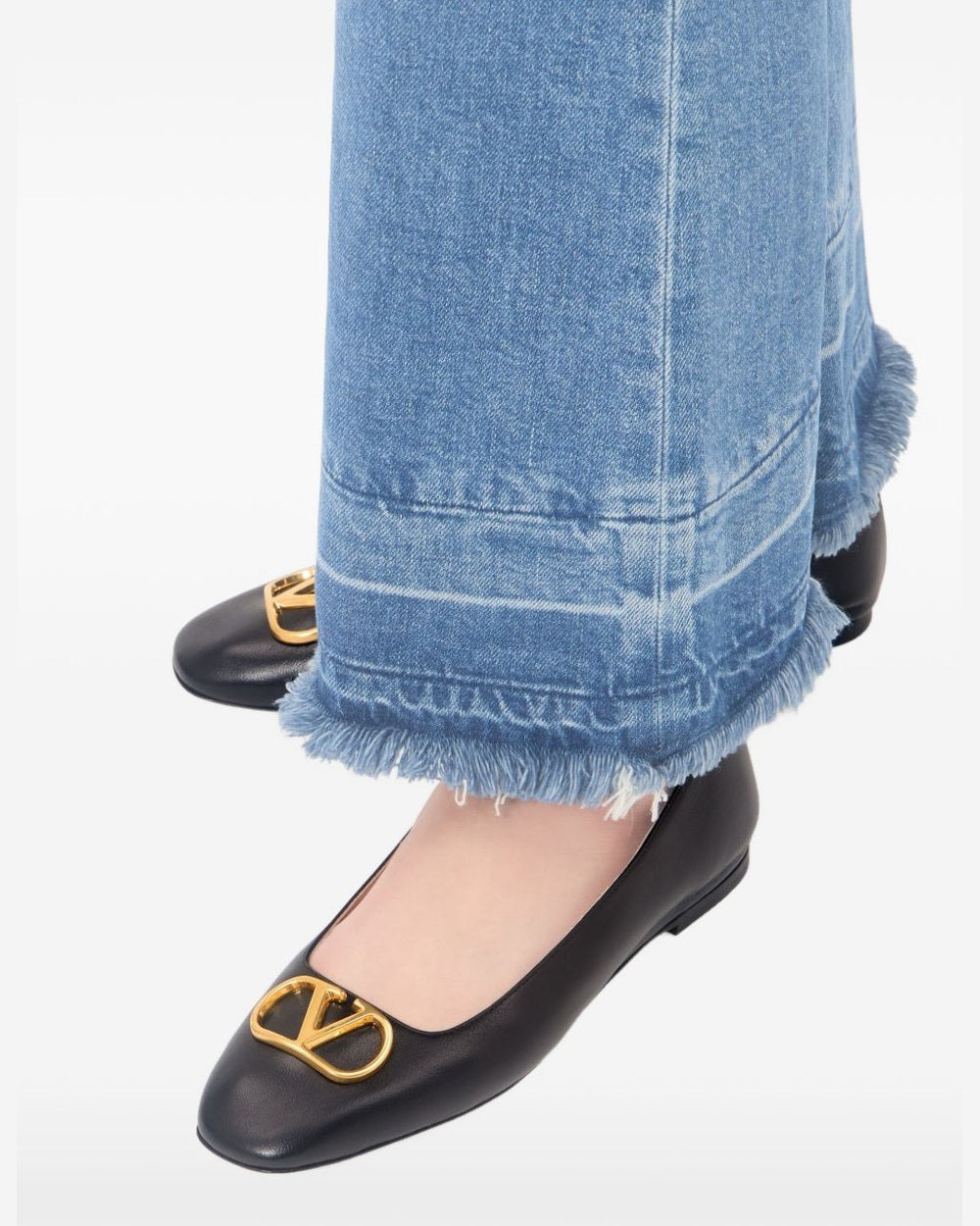 Valentino Garavani VLogo Ballet Flats Glam Steals