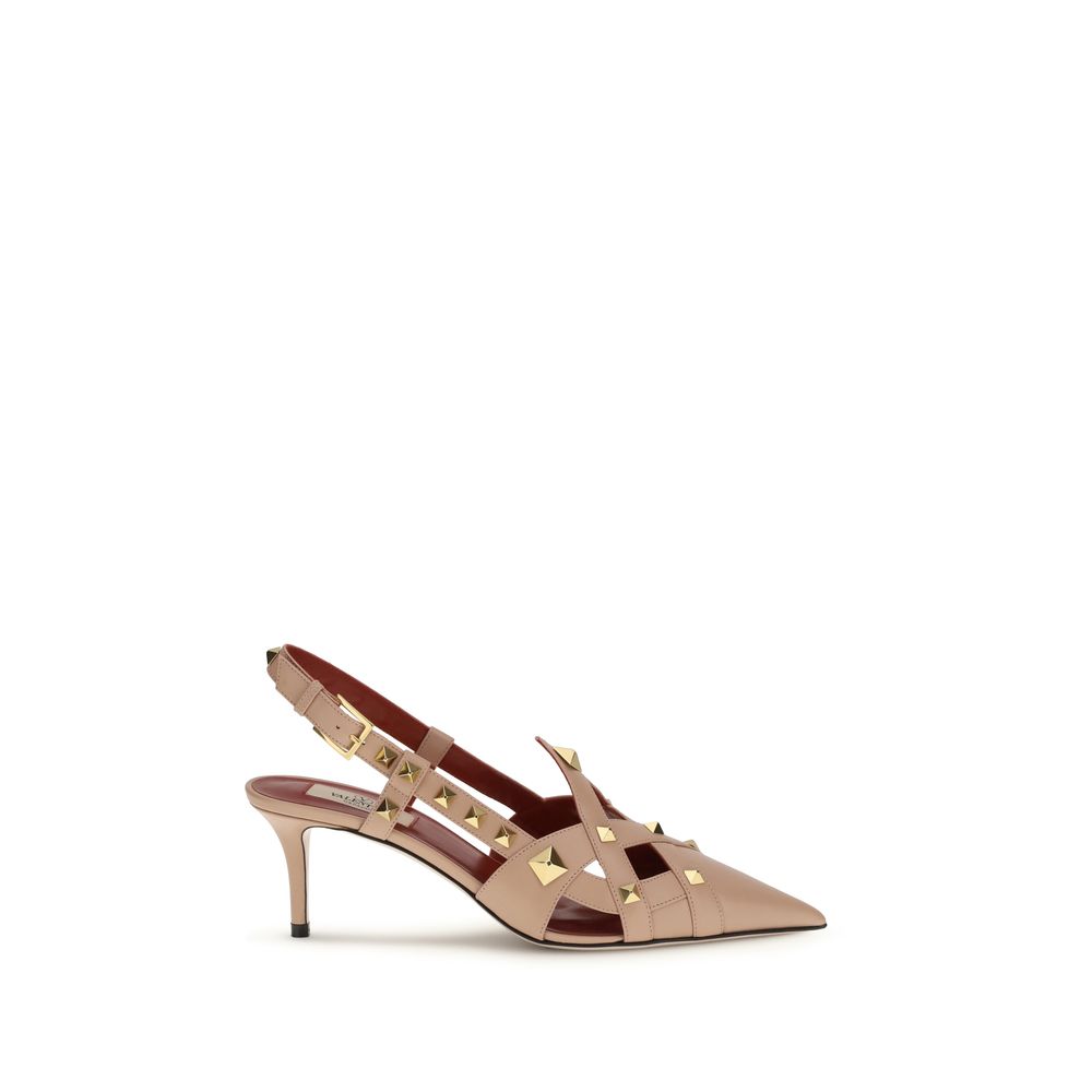 Valentino Garavani Goatskin Mid Heel Glam Steals