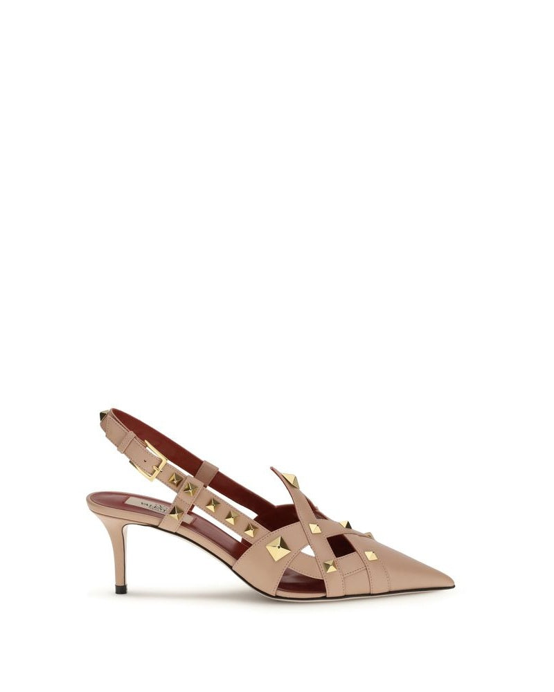 Valentino Garavani Goatskin Mid Heel Heels