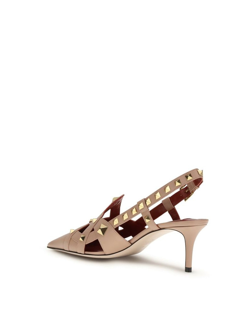 Valentino Garavani Goatskin Mid Heel Heels