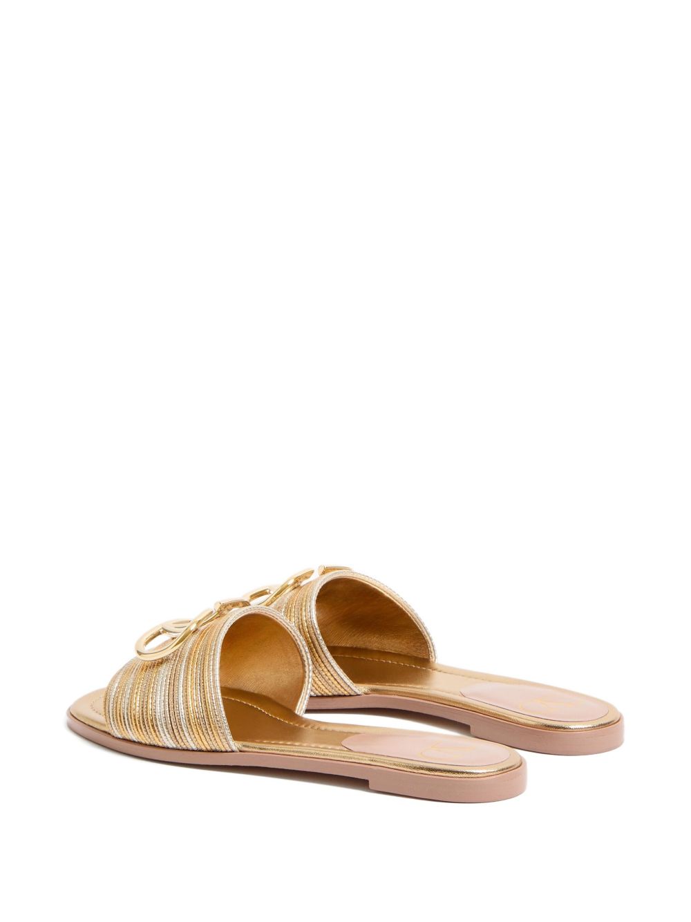 Valentino Garavani Golden Sandals Glam Steals