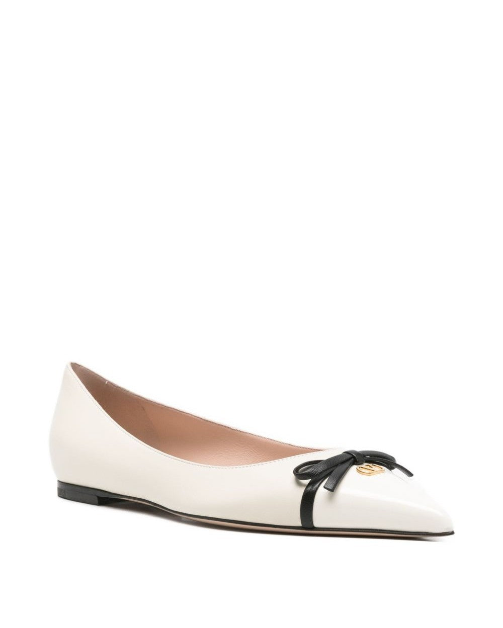 Valentino Garavani Ivory Flat Shoes Flat Shoes