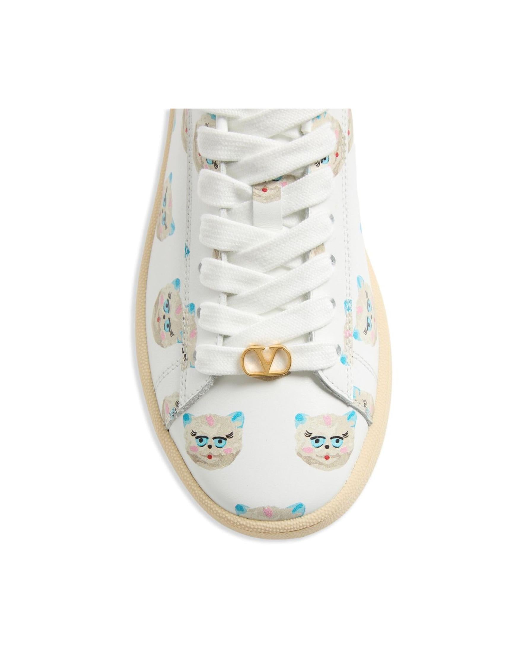 Valentino Garavani Le Chat De La Maison Royco Sneaker in Nappa Calfskin Glam Steals