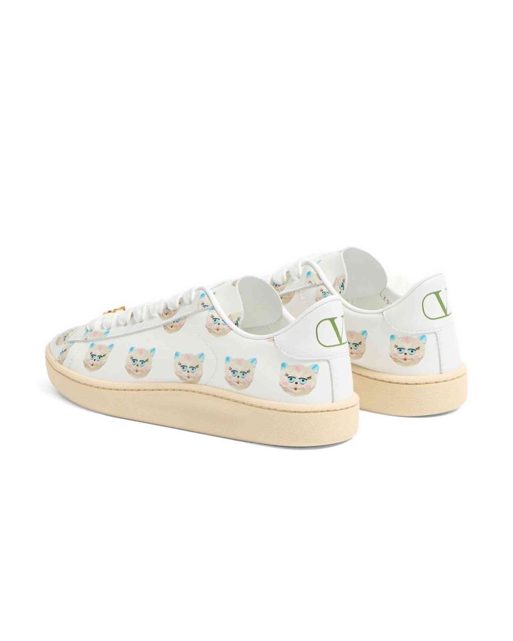 Valentino Garavani Le Chat De La Maison Royco Sneaker in Nappa Calfskin Glam Steals