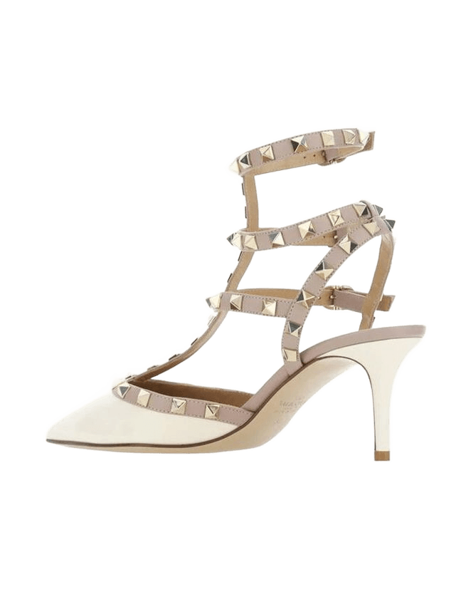 Valentino Garavani Leather Bicolor Platform Pumps Glam Steals