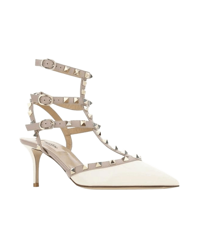 Valentino Garavani Leather Bicolor Platform Pumps Glam Steals