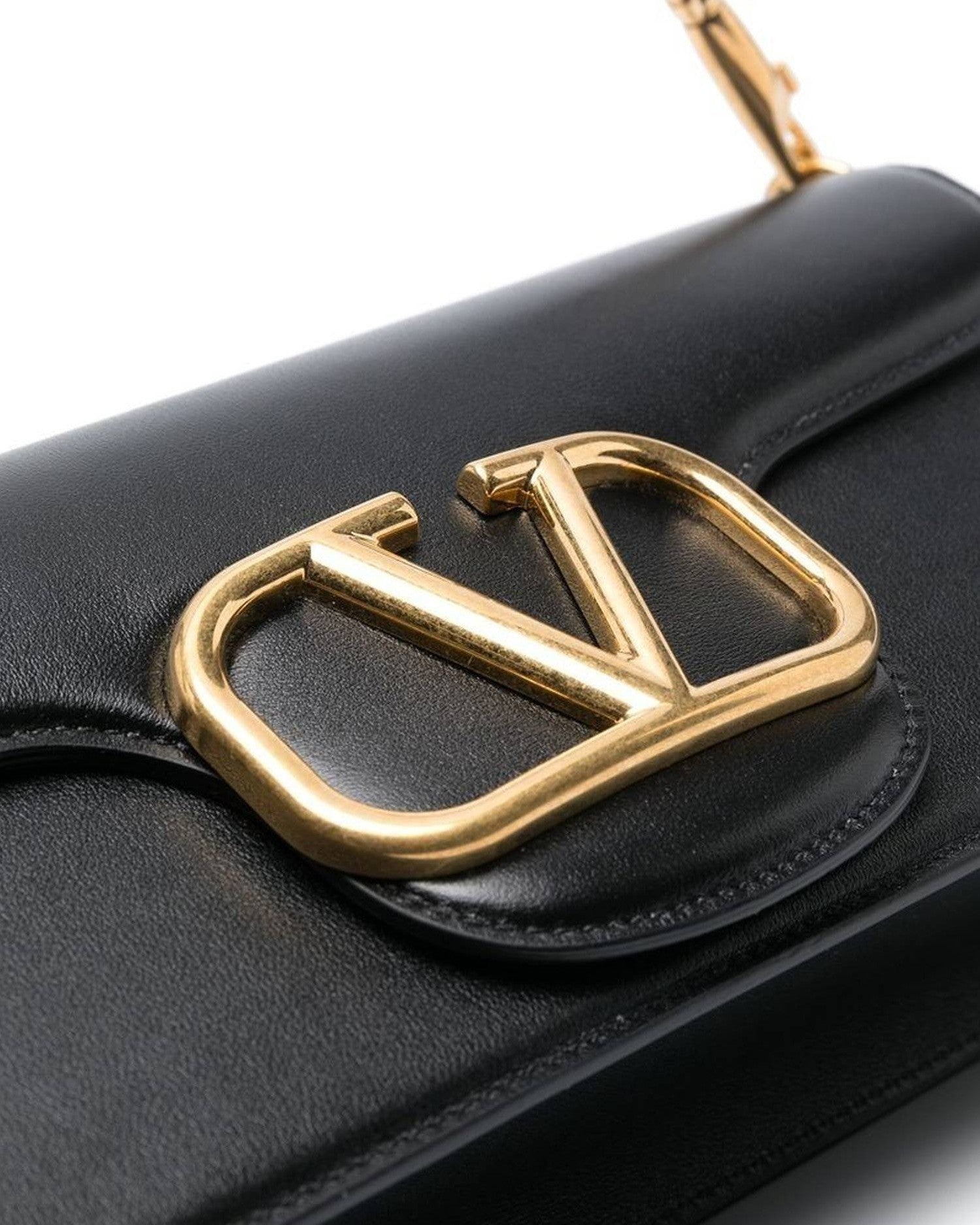 Valentino Garavani Locò Calfskin Shoulder Bag Glam Steals