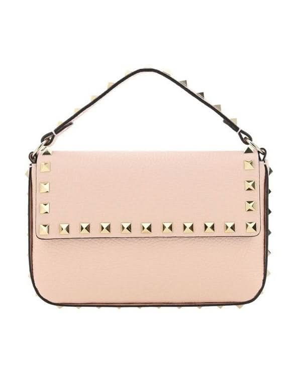Valentino Garavani Pink Leather Calf Bos Taurus Shoulder Bag Glam Steals