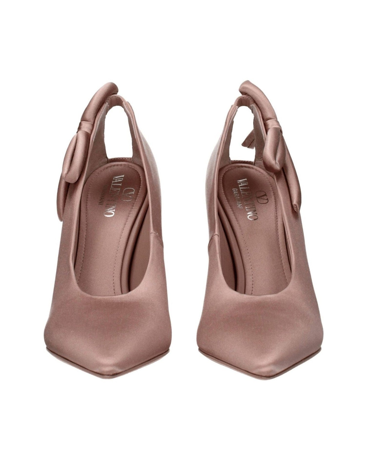 Valentino Garavani Pink Satin High Heel Pumps Glam Steals