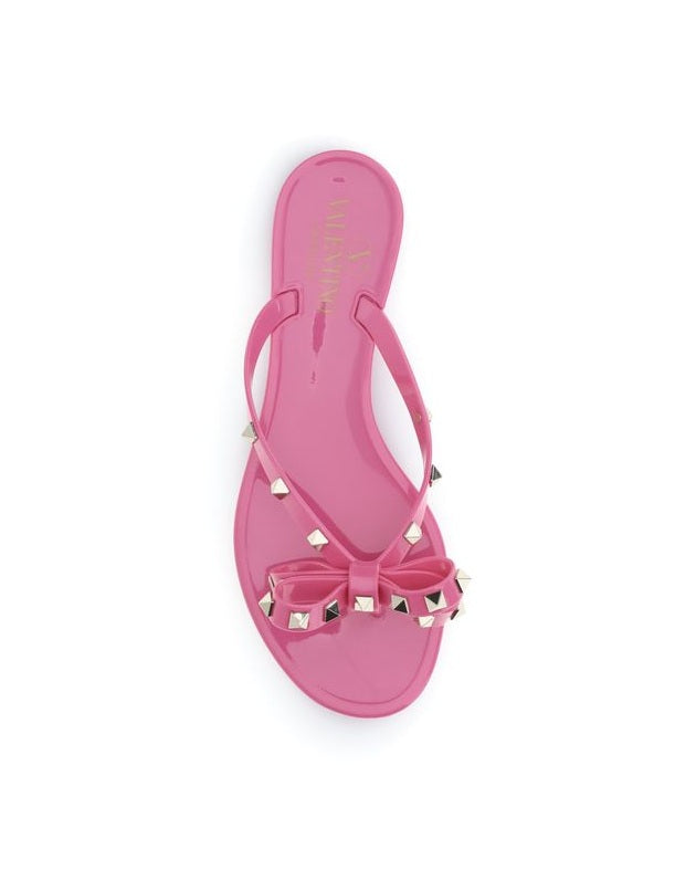 Valentino Garavani Pvc Flat Sandals Glam Steals