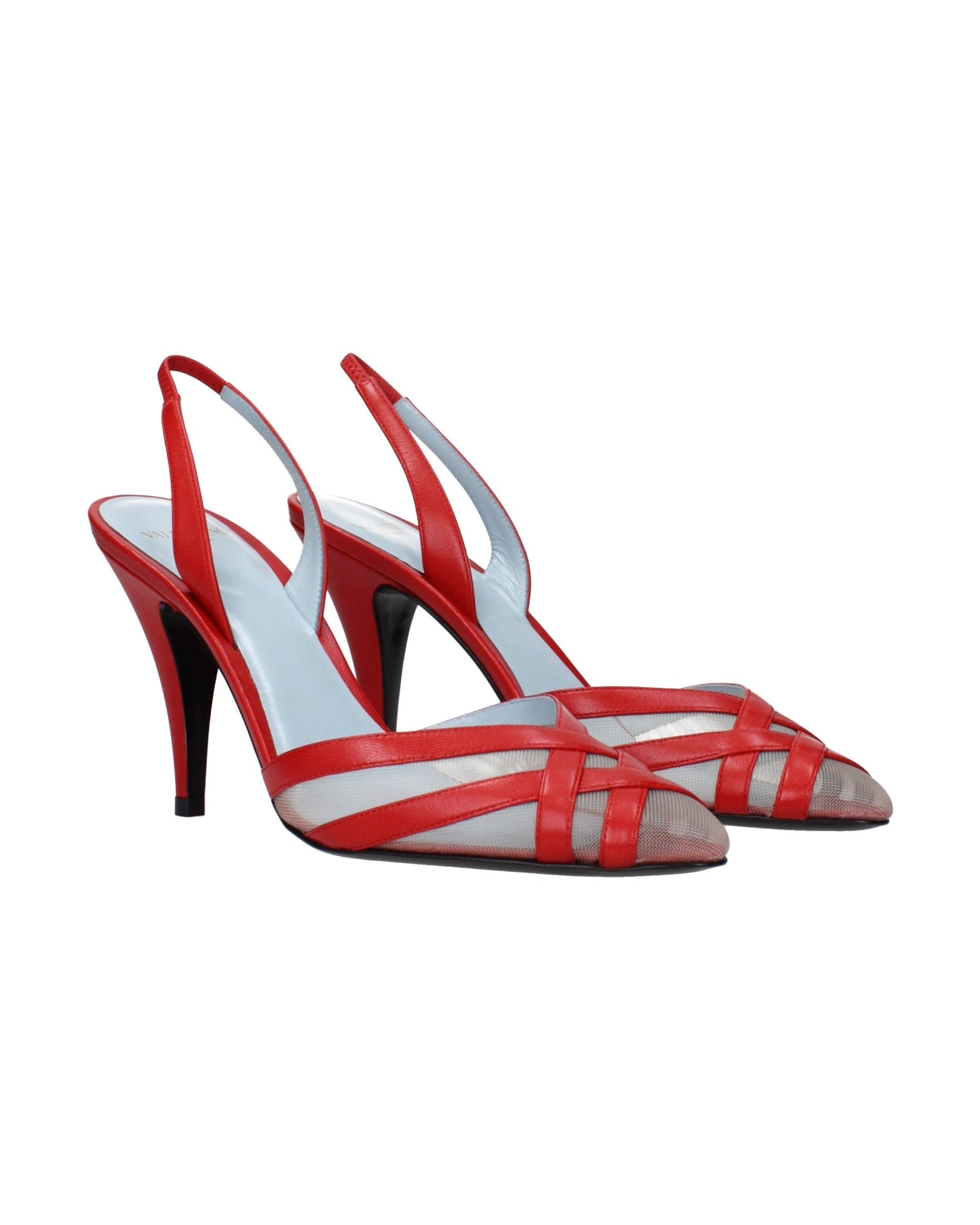 Valentino Garavani Red Leather Stiletto Heel Glam Steals