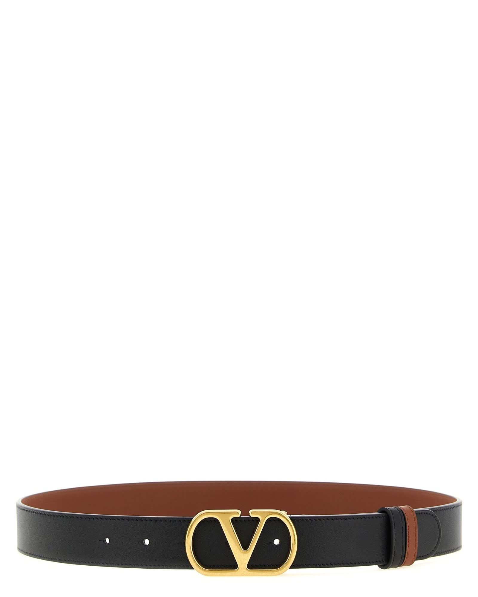 Valentino Garavani Reversible Vlogo Belt Glam Steals