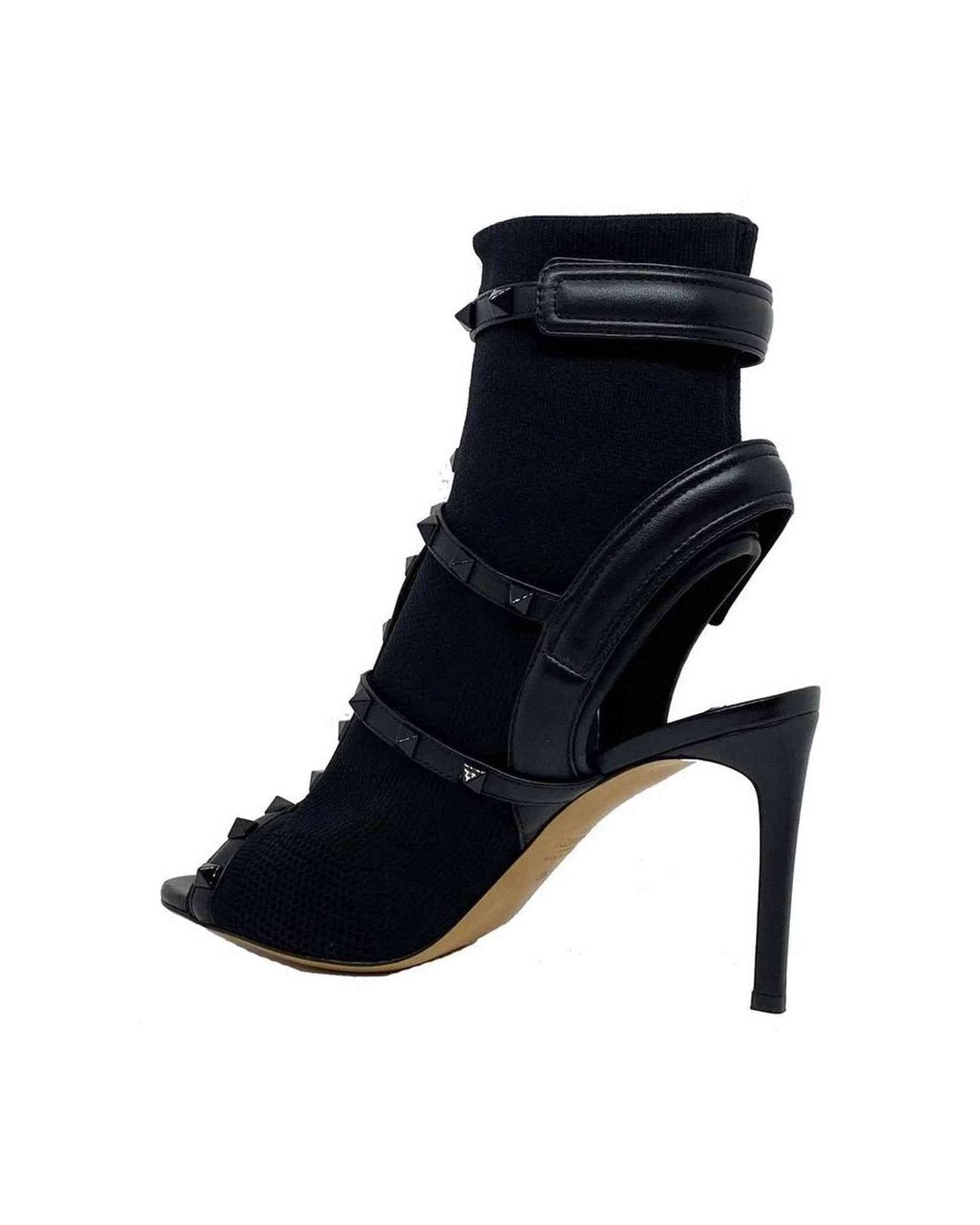 Valentino Garavani Rockstud Sock Heel Sandals Glam Steals