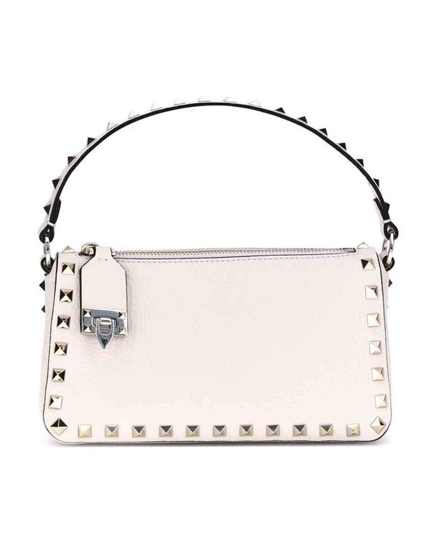 Valentino Garavani Rockstud Zip Up Shoulder Bag Glam Steals