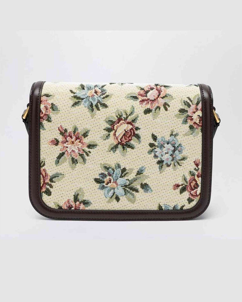 Valentino Garavani Small Bag 9to5 in Jacquard Fabric Papier Floral Glam Steals