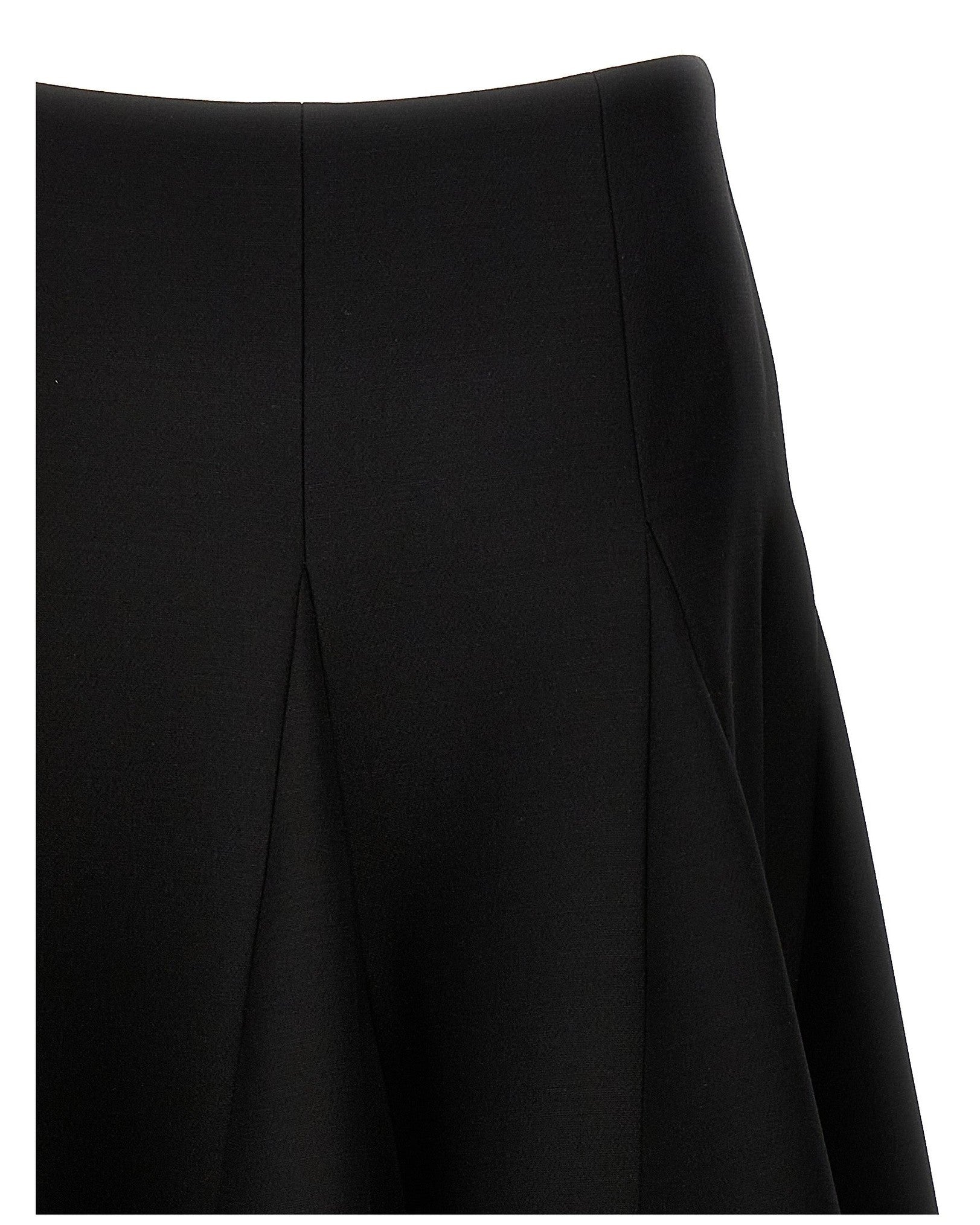 Valentino Garavani Solid Crepe Couture Skirt Glam Steals