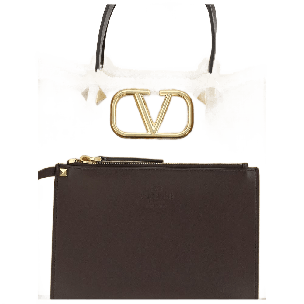 Valentino Garavani Suede and sheepskin medium Tote Bag Glam Steals