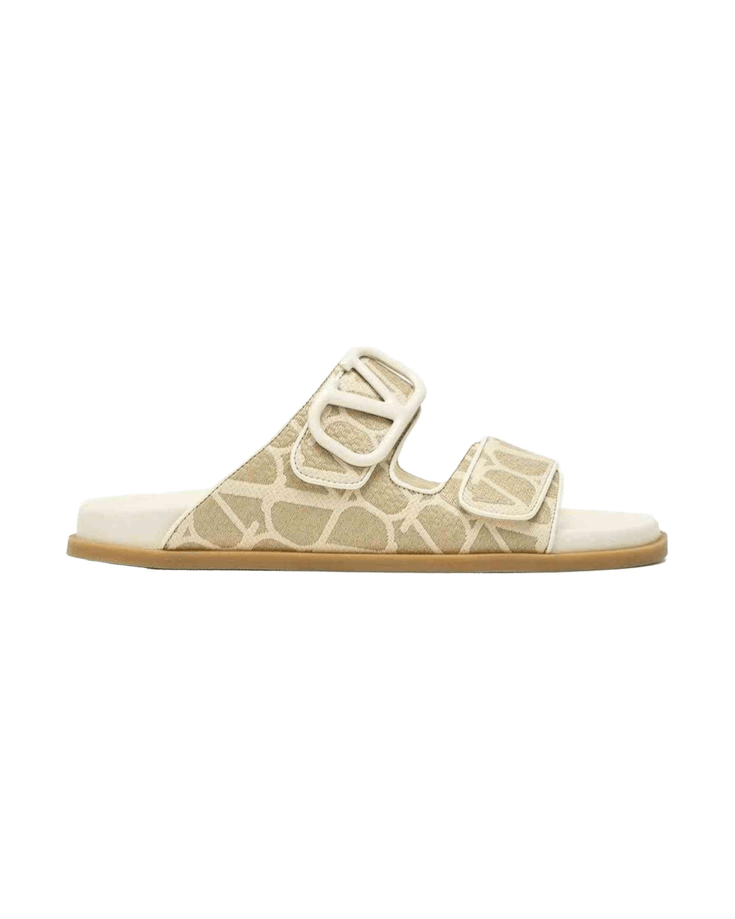 Valentino Garavani Toile Iconographe Flat Sandals Glam Steals