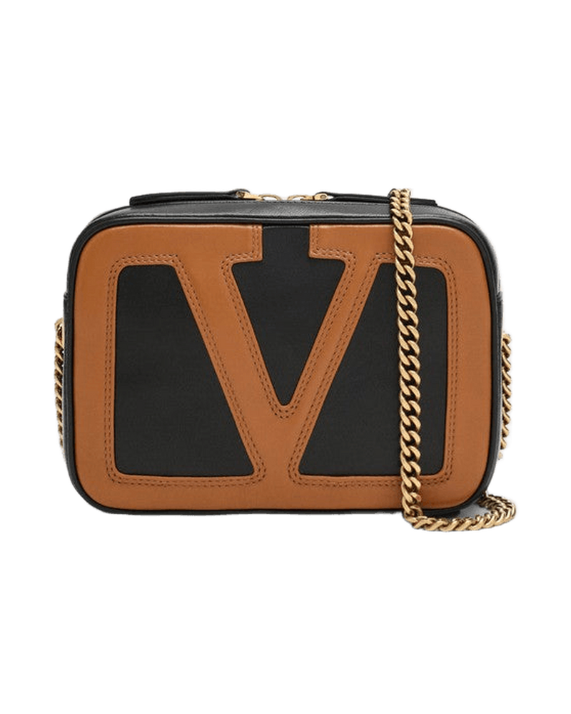 Valentino Garavani Viva Superstar Chain Belt Bag Black Glam Steals