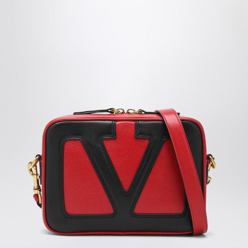 Valentino Garavani Viva Superstar Crossbody Bag Red/black Glam Steals