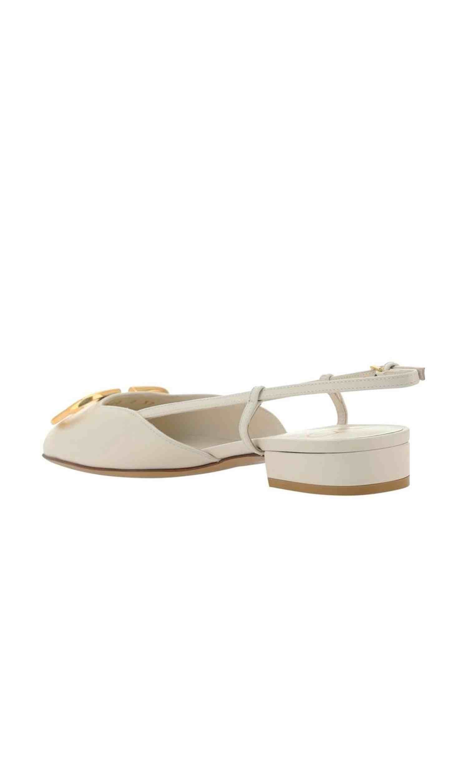 Valentino Garavani Vlogo Ballerina Flats Glam Steals