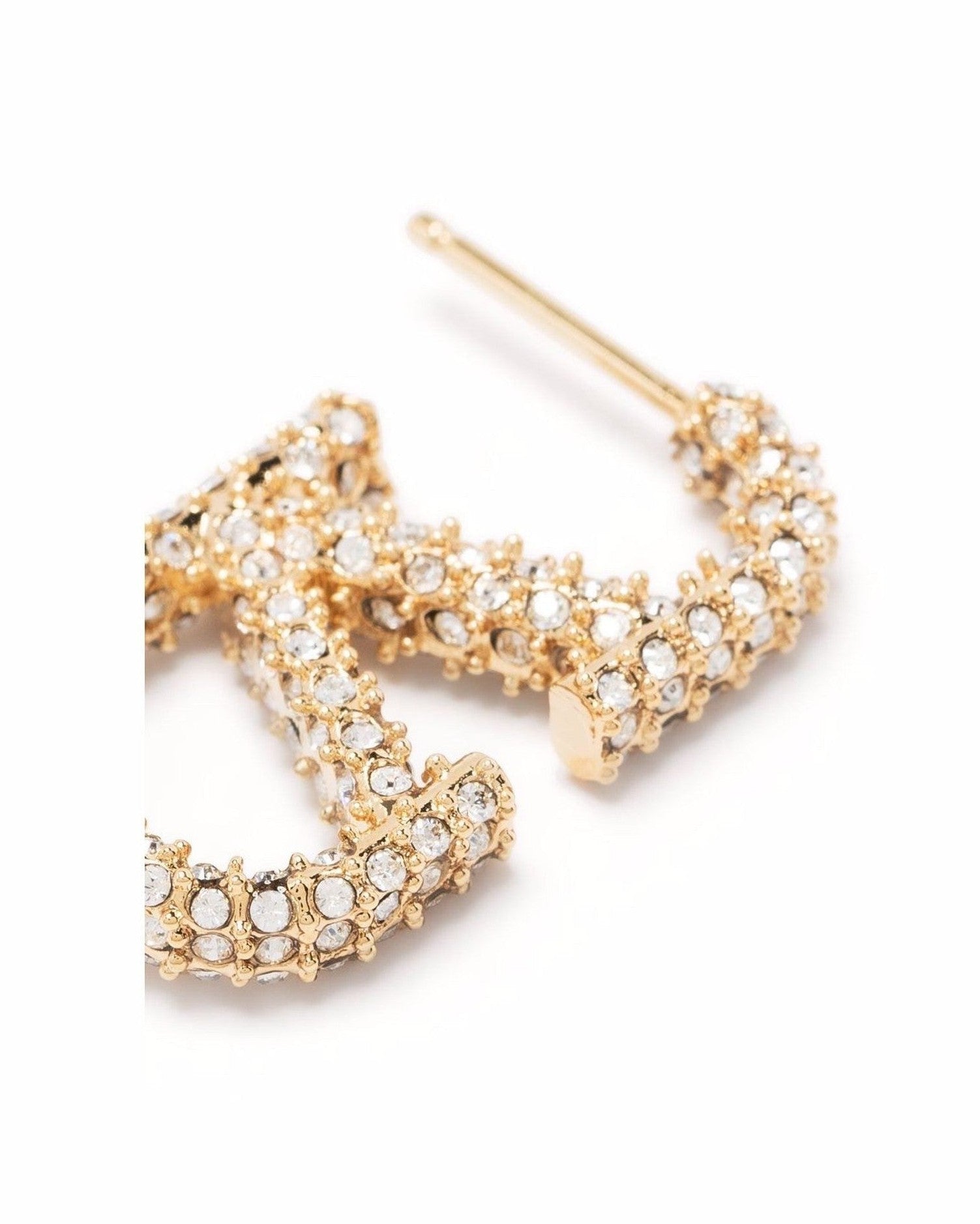 Valentino Garavani Vlogo Signature Strass Earrings Glam Steals