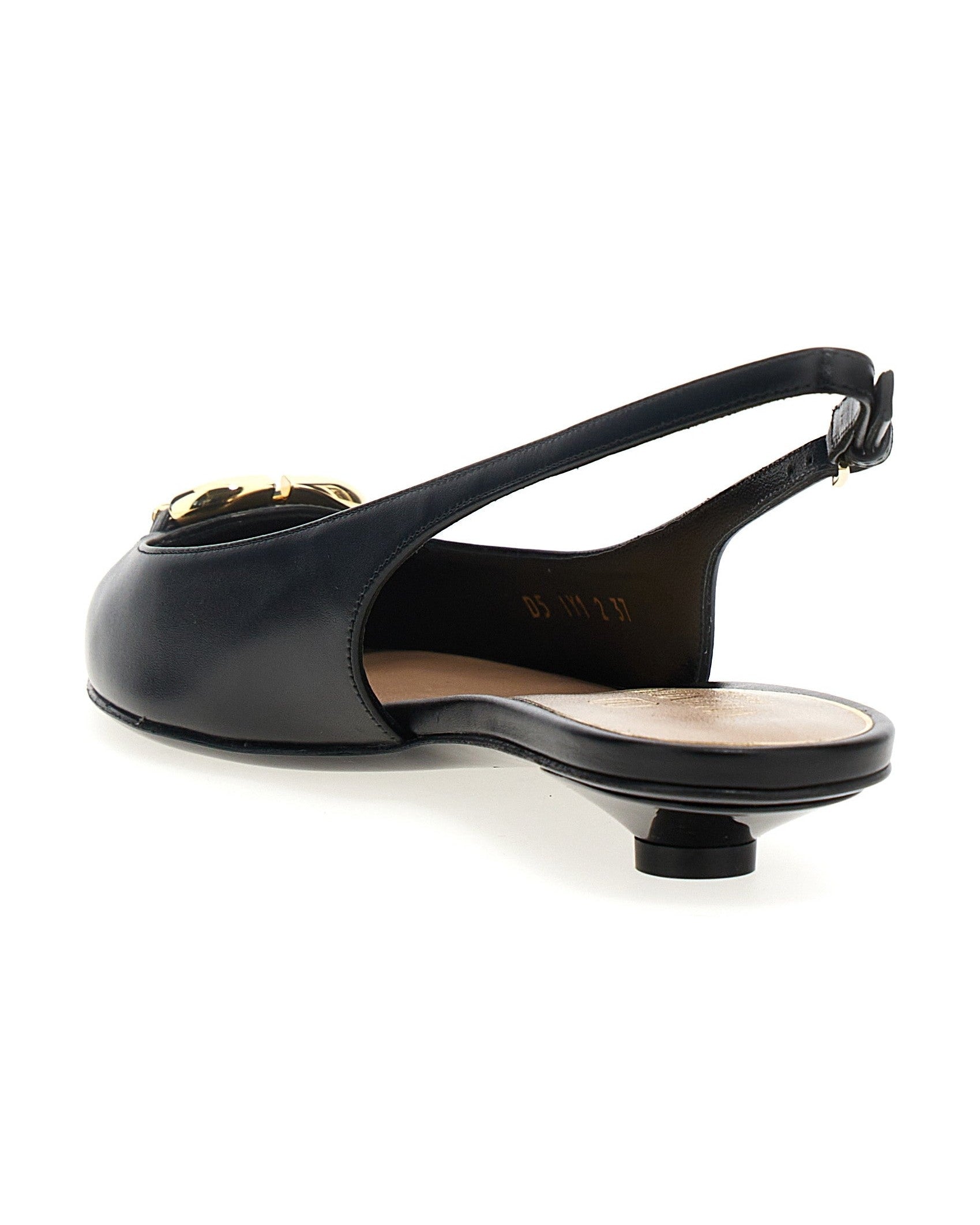 Valentino Garavani Vlogo Slingback Flat Shoes