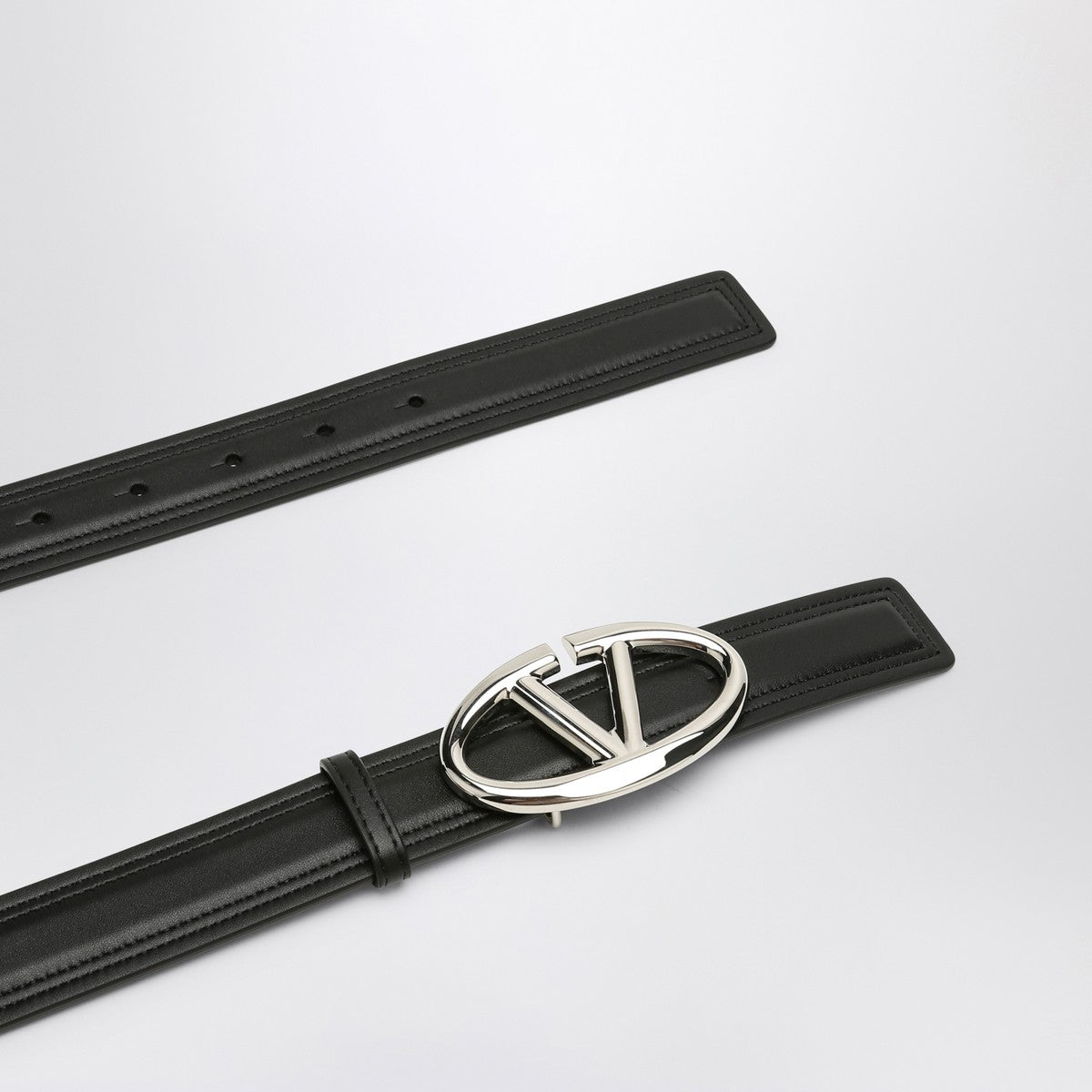 Valentino Garavani Black Vlogo The Bold Edition Belt Glam Steals