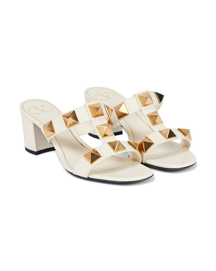 Valentino Garavani White Calfskin Platform Sandals Glam Steals