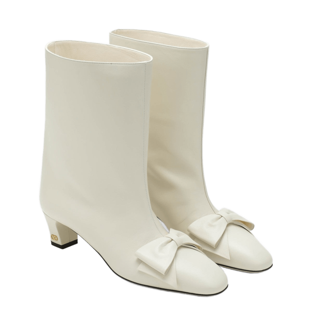 Valentino Ivory Garavani Bowow Ankle Boots Glam Steals
