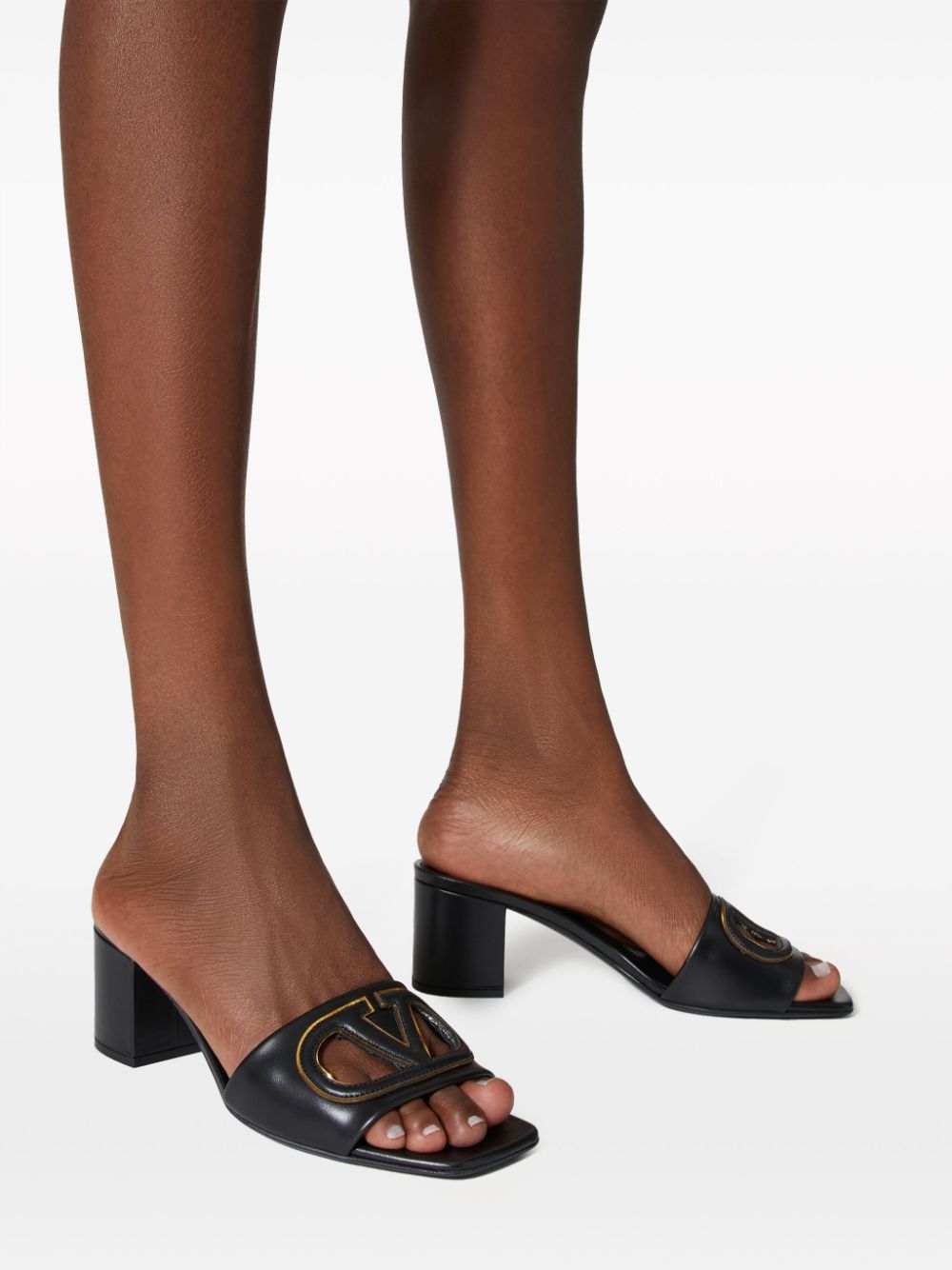 Valentino Leather Garavani 60mm Vlogo Signature Sandals Glam Steals
