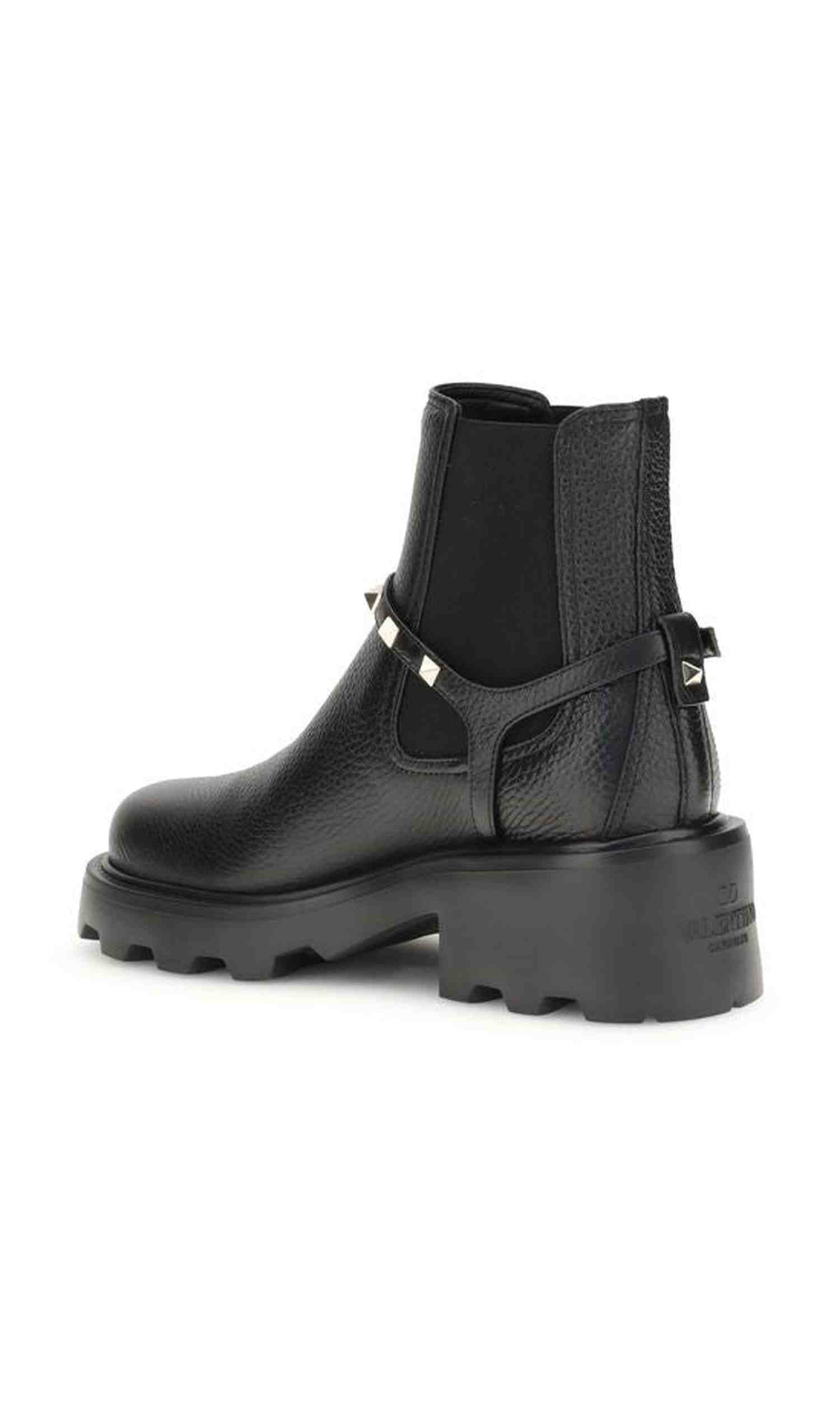 Valentino Leather Garavani Ankle Boots Glam Steals