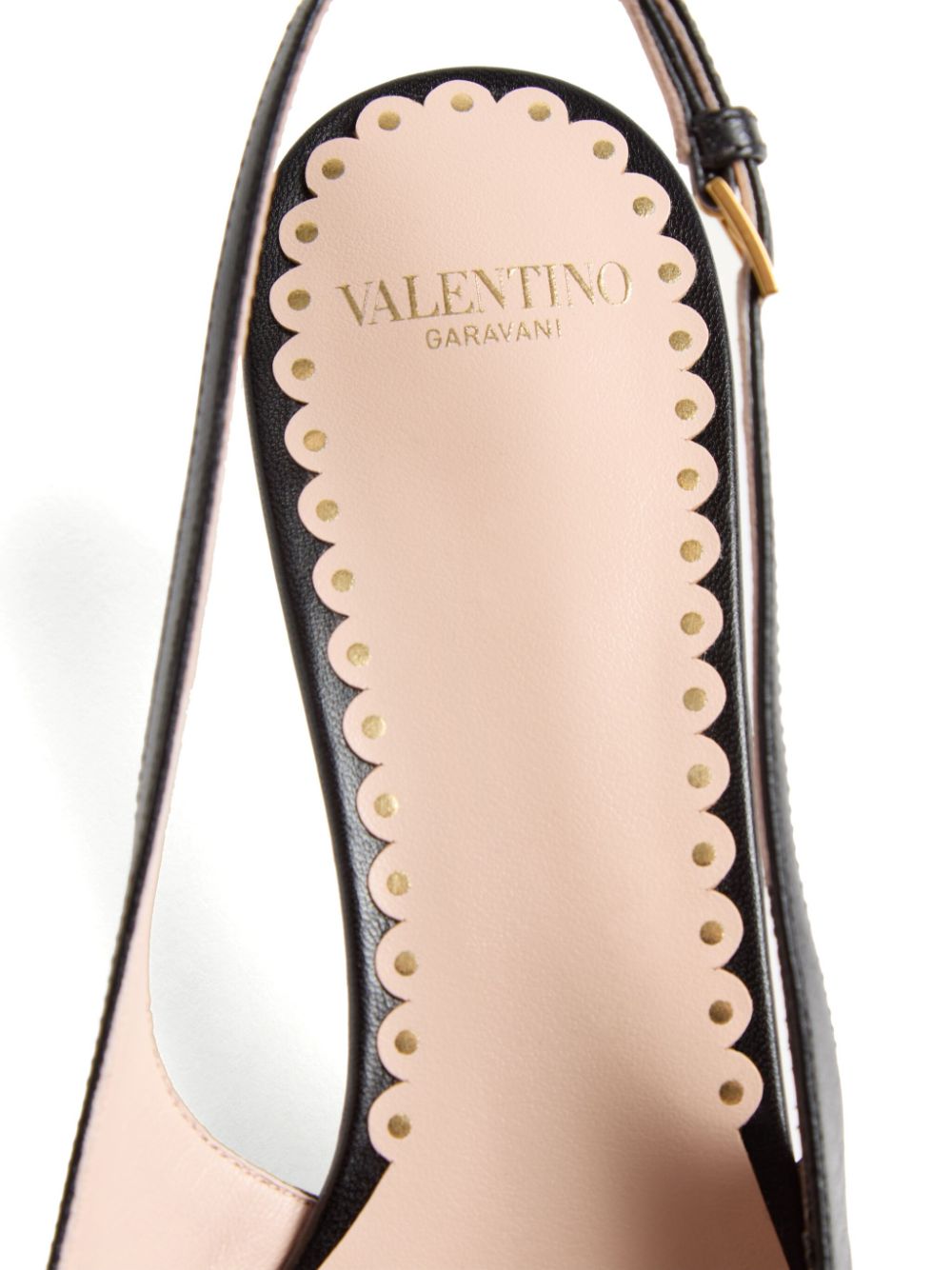 Valentino Leather Garavani Bepointy 45mm Patent and Kid Slingback Pumps Glam Steals